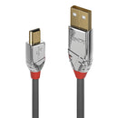 Lindy 36635 cabo USB 7,5 m USB 2.0 USB A Mini-USB B Cinzento