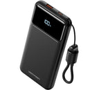 POWERBANK 10000MAH VENTION XGYB0-39-TY 22.5W NEGRO INCLUYE CABLE