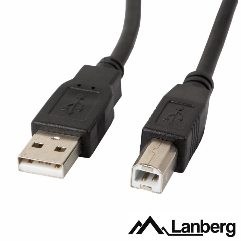 CABO USB-A 2.0 MACHO  USB-B MACHO 3M LANBERG