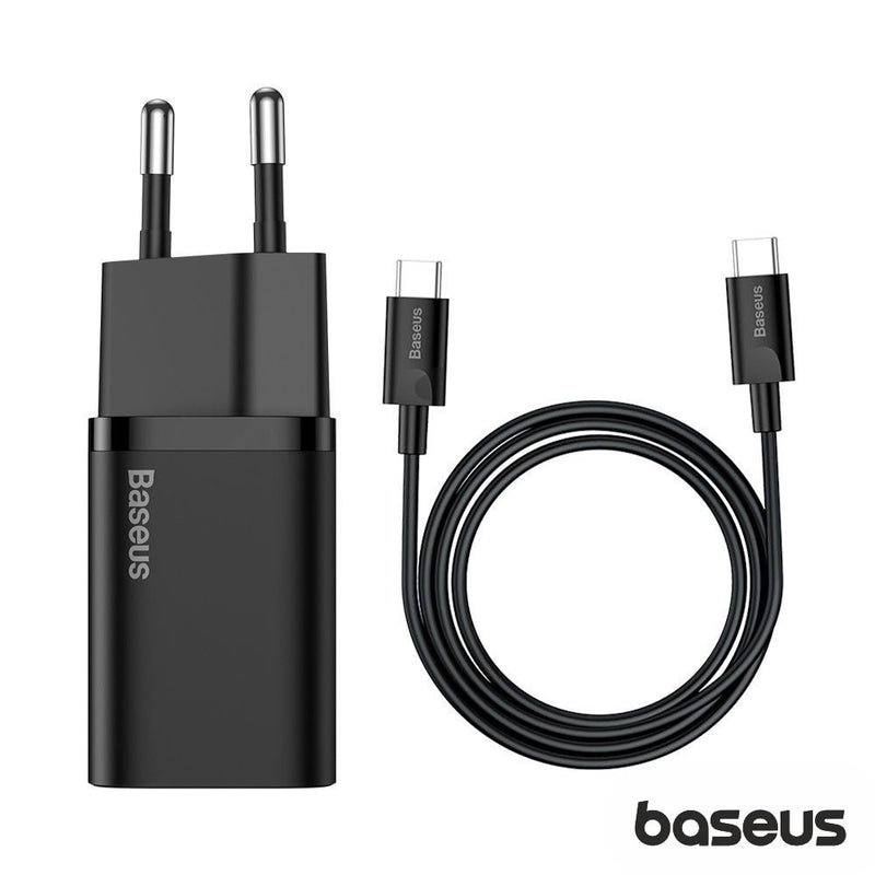 ALIMENTADOR USB-C 25W SUPER SI + CABO USB-C BASEUS