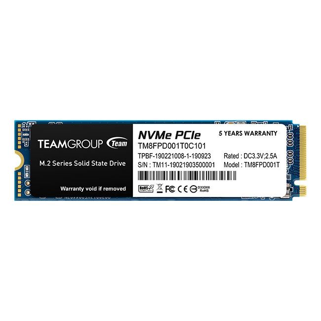 SSD M.2 PCIE NVME TEAM GROUP 1TB MP33 PRO