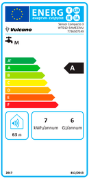 ESQUENTADOR VULCANO SENSOR COMPACTO - WTD 12-5AME23 - G. NAT