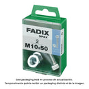 CAIXA M 2 UNID. PARAFUSO METRICO CAB HEX+PORCA ZINCO M 10X50MM FA