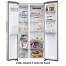 FRIGORÍFICO AMERICANO HAIER HSR5918DIMP 177X91X66 NF INOX