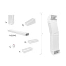 KIT TUBOS AEG COMBO FLEX RETANGULAR M2CKCF01C( BRANCO  - KIT DE M