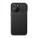 CAPA NILLKIN QIN PRO EM PELE PARA IPHONE 14 PRO (PRETO)