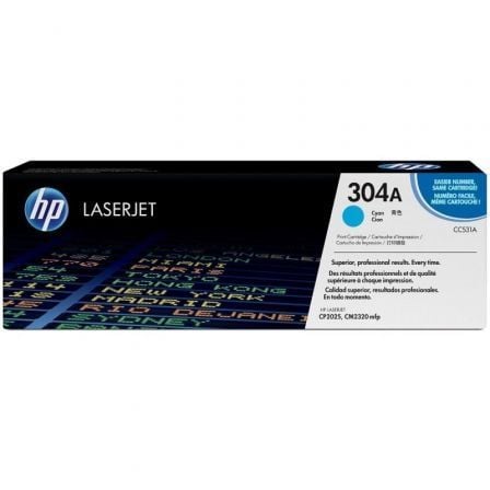 HP Toner LaserJet Original 304A Ciano