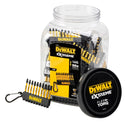CONJUNTO DE 10 BITS FLEXTORQ 57 MM PZ2 E PH2 COM MOSQUETÃO, LATA