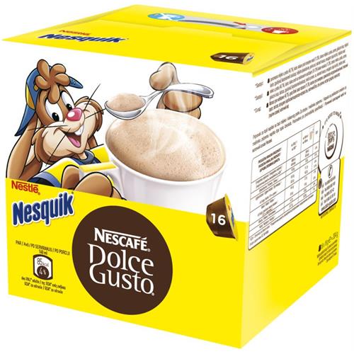 CÁPSULAS NESCAFE DOLCE GUSTO NESQUIK 3X16=48 UNID.