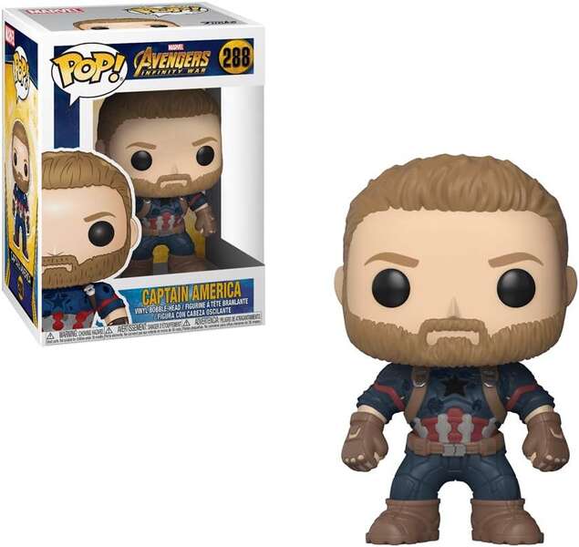 FUNKO POP CAPTAIN AMERICA - MARVEL AVENGERS INFINITY WAR