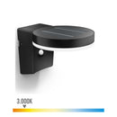 APLIQUE SOLAR MURAL REDONDO ULTRAEFICIENTE,IP44 1,3W, 250IM 3000K