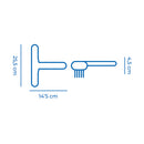 ESCOVA DE PISCINA CLASSIC 26X14,5CM EDM