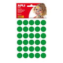 APLI GOMETS REDONDOS Ø 20MM - 180 UNIDADES EN 6 HOJAS - ADHESIVO