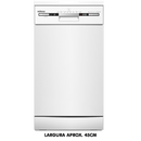 MÁQUINA DE LAVAR LOUÇA EDESA EDW4710WH/A 10 CONJUNTOS