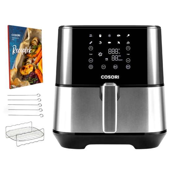 AIR FRYER COSORI STAINLESS CHEF EDITION PRETA 5,5L KOSP0004EUN