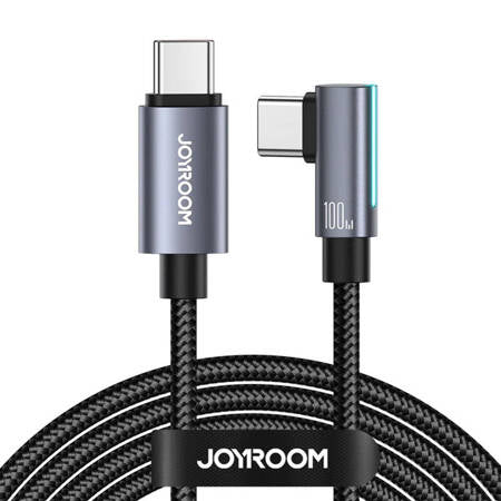 CABO USB C PARA USB C ANGLE JOYROOM PRETO