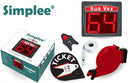 SIMPLEE TURNOPOINT KIT - KIT COMPOSTO POR VISOR 2 DIGITOS PRETO C