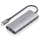 DOCKING USB TIPO-C AISENS ASUC-6P030-GR 1XHDMI 1XUSB 2XUSB TIPO-C