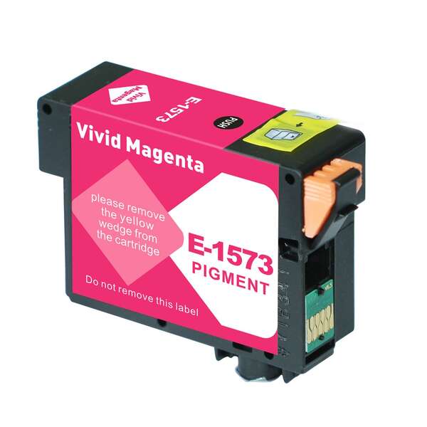 EPSON T1573 MAGENTA CARTUCHO DE TINTA PIGMENTADA GENERICO - REEMP