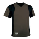 T-SHIRT JAVA CASTANHO/PRETO COFRA TAMANHO M