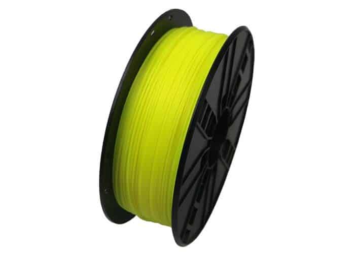 FILAMENTO PARA IMPRESSORA 3D PLA 1.75MM 1KG COR AMARELO FLORESCEN