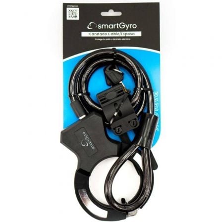 CANDADO CABLE ESPOSA SMARTGYRO SG27-531 PARA PATINETES Y BICICLET