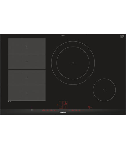 Siemens EX875LEC1E placa Preto, Aço inoxidável Embutido Placa com