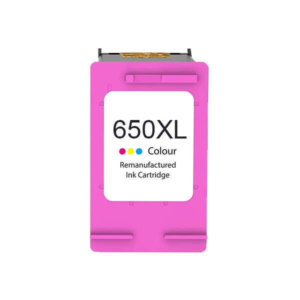 HP 650XL COLOR CARTUCHO DE TINTA REMANUFACTURADO - REEMPLAZA CZ10