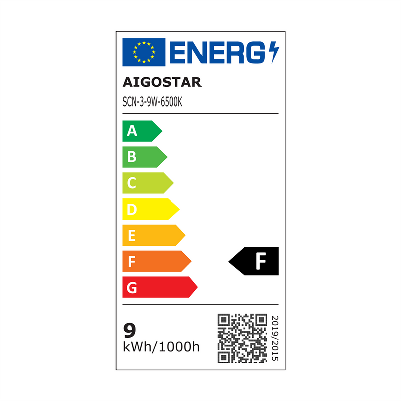 E6 LED QUADRADA MONTADA EM SUPERFICIE 9W BRANCA