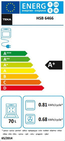 FORNO DE ENCASTRE TEKA HSB 6466 INOX