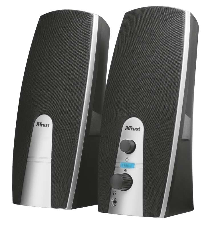 Trust MiLa 2.0 Speaker Set Preto, Prateado Com fios 5 W