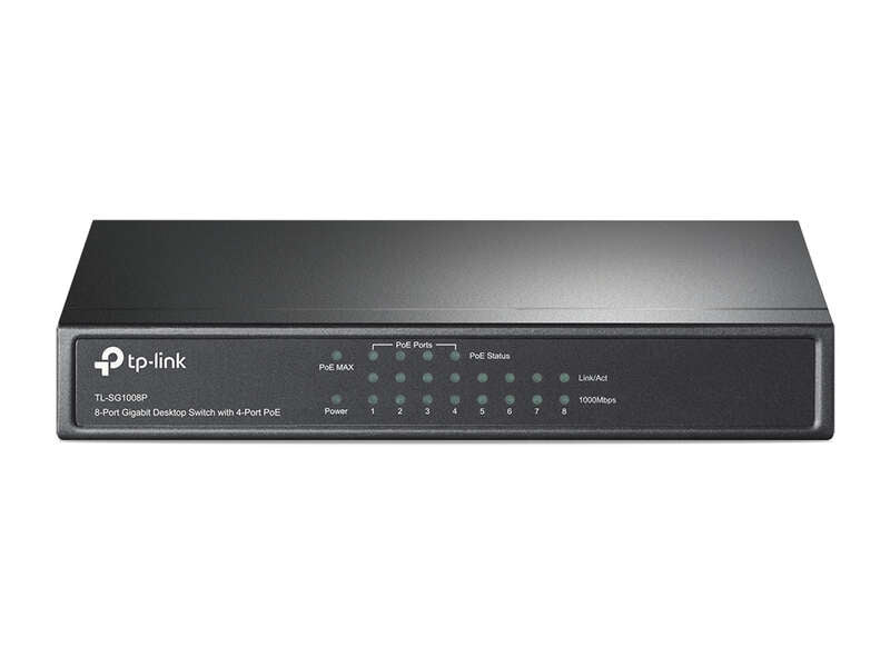 TP-Link TL-SG1008P Gigabit Ethernet (10/100/1000) Power over Ethe