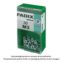 CAIXA S 30 UNID. PORCA ZINCO M 3 FADIX