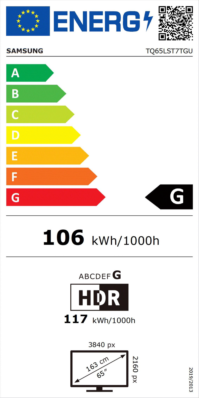 QLED SAMSUNG - TQ65LST7GUXXC