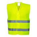 COLETE DE ALTA VISIBILIDADE AMARELO FLUOR TAMANHO L