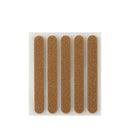 PACK 5 FELTROS ADESIVOS SINTETICOS CASTANHO 95X12MM PLASFIX INOFI