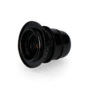 CASQUILHO COM SEMI-ROSCA E27 + ANILHA (EMBALADO) PRETO EDM