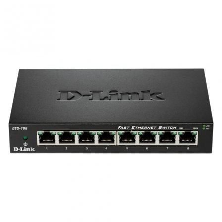 D-Link DES-108 Preto