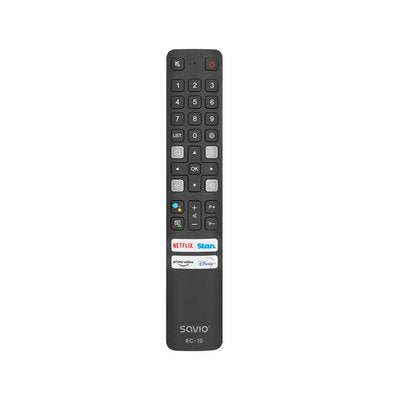 MANDO TV SAVIO RC-15 REEMPLAZO TCL SMART TV