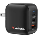 CARREGADOR UNIVERSAL VERBATIM MINI GAN WALL CHARGER 2XUSB TIPO-C