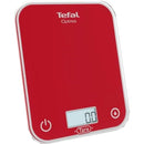 BÁSCULA DE COCINA ELECTRÓNICA TEFAL OPTISS HASTA 5KG ROJA
