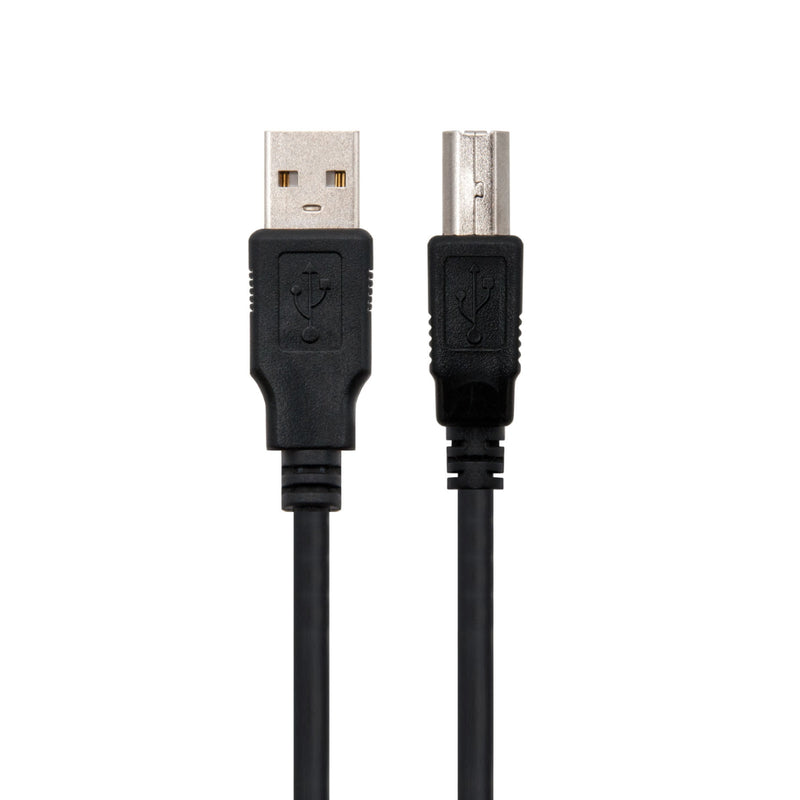 Ewent EC1061 cabo USB 1,8 m USB 2.0 USB A USB B Preto