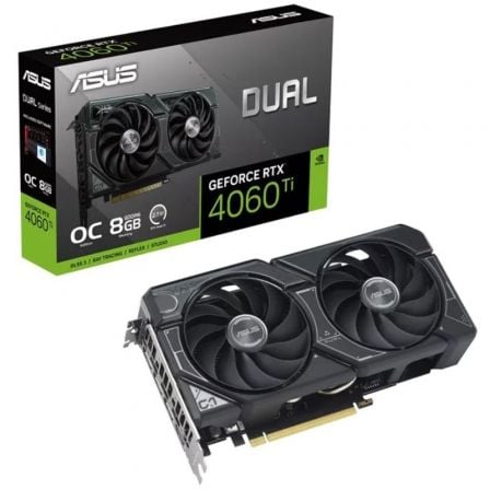 ASUS Dual -RTX4060TI-O8G NVIDIA GeForce RTX 4060 Ti 8 GB GDDR6