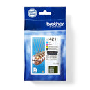 PACK DE 4 TINTEIROS DE TINTA BROTHER LC421VAL