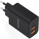 CARGADOR DE PARED GAN AISENS A110-1028 2XUSB TIPO-C 2XUSB 32W NEG