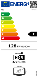 TCL - SQD-MINILED SMART GOOGLETV FLAT-THIN 75X11L