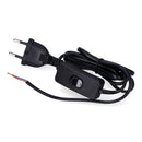 CABO PLANO COM INTERRUPTOR 3A 1,5M 2X0,75MM PRETO EDM