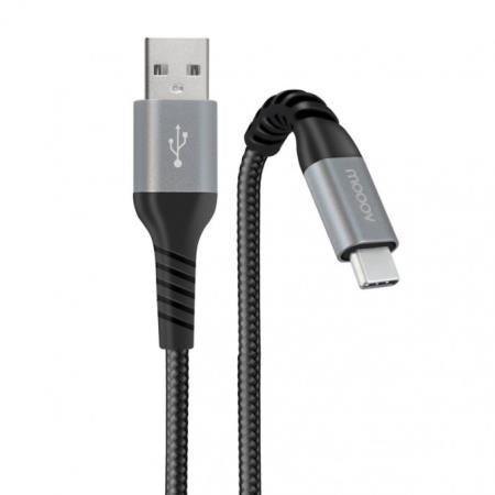 MOOOV CABO  USB-A MACHO  USB-C MACHO ULTIMATE REFORÇADO 2MT