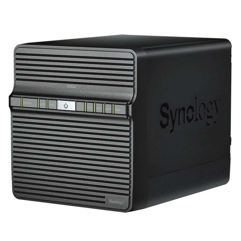 SYNOLOGY DISKSTATION DS423 - HASTA 30 CÁMARAS IP - HASTA 72TB