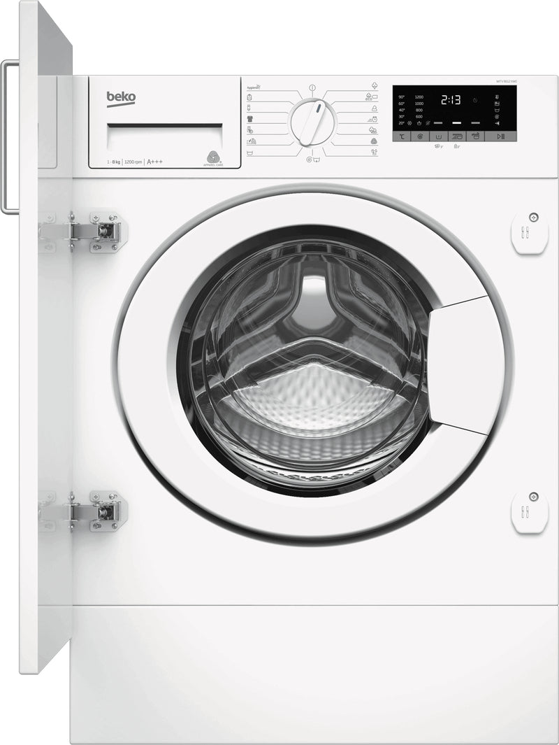 MÁQUINA DE LAVAR ROUPA BEKO DE ENCASTRE WITV8612XW0R 8K 1200R